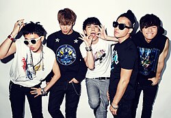 Big Bang debuted in 2006 and was responsible for more than half of YG's albums sold in Korea from 2014 to 2017.[14]