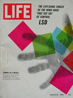 Cover of the issue from March 25, 1966, with the feature story on LSD