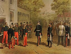 Surrender of Napoleon III after the Battle of Sedan, 1 September 1870