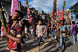 Shia Biharis celebrating Ashura at Geneva Camp, Mohammadpur, Dhaka
