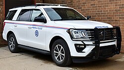 United States Postal Police car in Cleveland, Ohio