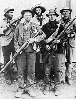 Boer guerrillas during the Second Boer War in South Africa