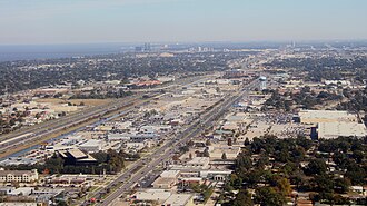 The northern suburbs of Jefferson Parish including portions of Kenner and Metairie as well as two of the major E-W thoroughfares, Veterans Boulevard and Interstate 10