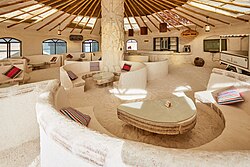 A hotel in the Salar de Uyuni, built from salt blocks