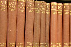 1930s volumes of ICI magazine