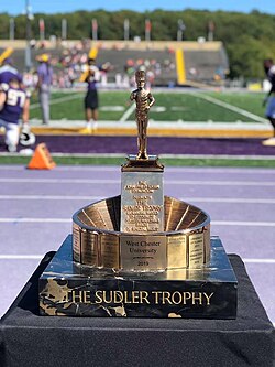 The 2019 Sudler Trophy, awarded to the Golden Rams Marching Band