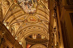 Ceiling of the main nave