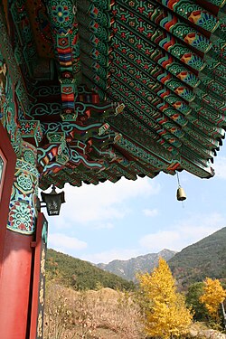 Changnyeong Temple at the base of Mount Hwawang