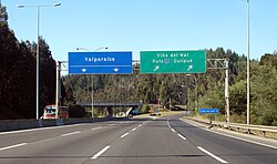 Route 68 at the junction with Route 60