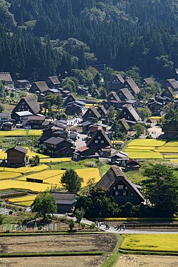 Traditional housing in Shirakawa-gō