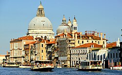 Vaporetti on the Grand Canal