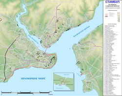 Map of Ottoman Istanbul