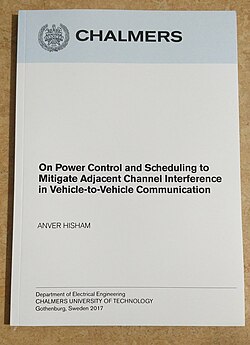Cover page of a licentiate dissertation in Sweden
