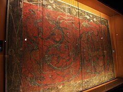 Mural from the tomb of Liu Wu whose principality was at the heart of the Rebellion of the Seven States