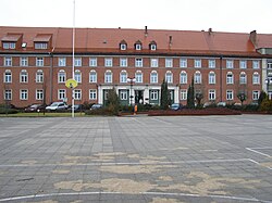 APU's former Posen-West Prussia Consistory, now the office of an oil and gas drilling company in Piła.