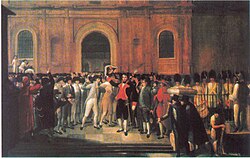 19 April 1810. Painting by Juan Lovera (1835)