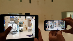 10.000 Moving Cities (2018), Marc Lee, Augmented Reality Multiplayer Game, Art Installation[12] using smartphones