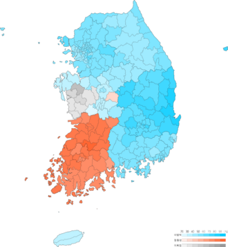 Result by municipalities