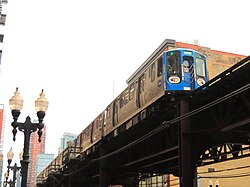 The CTA operates the Chicago "L"