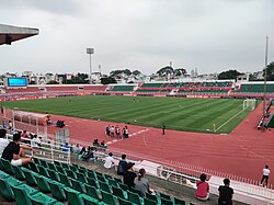 Thống Nhất Stadium is home to the V.League 1 association football club Ho Chi Minh City F.C.