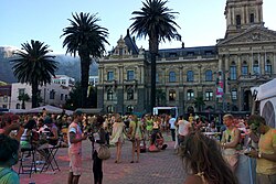 Holi festival at the Grand Parade.