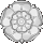 Image of silver rosette used on ribbon bars