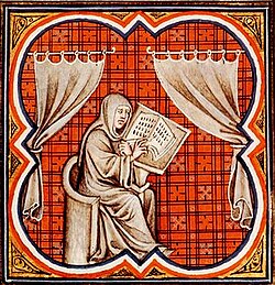Einhard as scribe