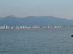 "Rund-um" (All-Around) Regatta next to Lindau