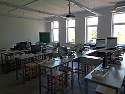 A university food microbiology laboratory