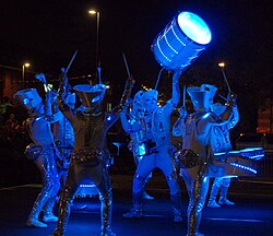Light Night, one of the UK's largest annual arts and light festivals