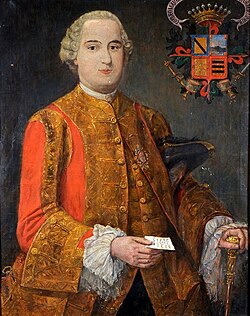 Fermín Francisco de Carvajal Vargas, Duke of San Pedro. Creole born in the Kingdom of Chile