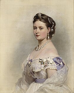 Victoria in 1867, portrait by Franz Xaver Winterhalter