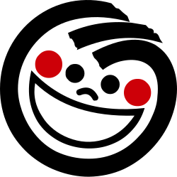 The smiley face of Sabritas named Oscar, having an open mouth.