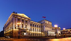 The city assembly meets in the Mariinsky Palace.
