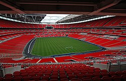 Inside Wembley Stadium