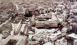 Aerial view of the Serail hill