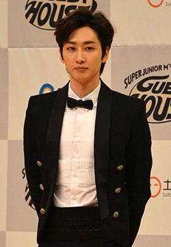 Eunhyuk during SJM's Guest House Press Conference in 2014