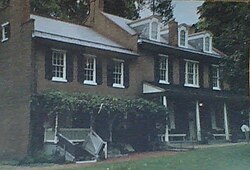 Rear view of James Buchanan's home, Wheatland