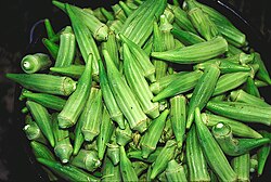 Okra pods