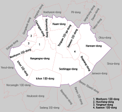Yongsan District administrative divisions