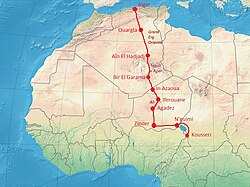 The Foureau-Lamy military expedition sent out from Algiers in 1898 to conquer the Chad Basin and unify all French territories in West Africa