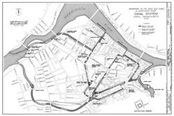Lowell's power canal system