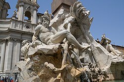 Fontana dei Fiumi by Gian Lorenzo Bernini, 1648