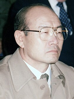 The incumbent in 1987, Chun Doo-hwan. His term expired on 25 February 1988.
