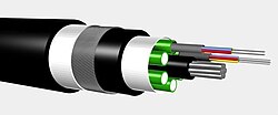An optical fiber cable