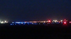 Nantucket Memorial Airport at night