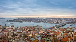 View of the Golden Horn and the Seraglio Point from Galata Tower