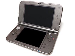 A Metallic Black New Nintendo 3DS XL