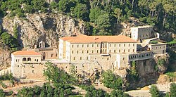 Monastery of Qozhaya in Kadisha Valley, Lebanon, the historical stronghold of the Maronite Church