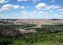Badlands of Theodore Roosevelt National Park, North Dakota